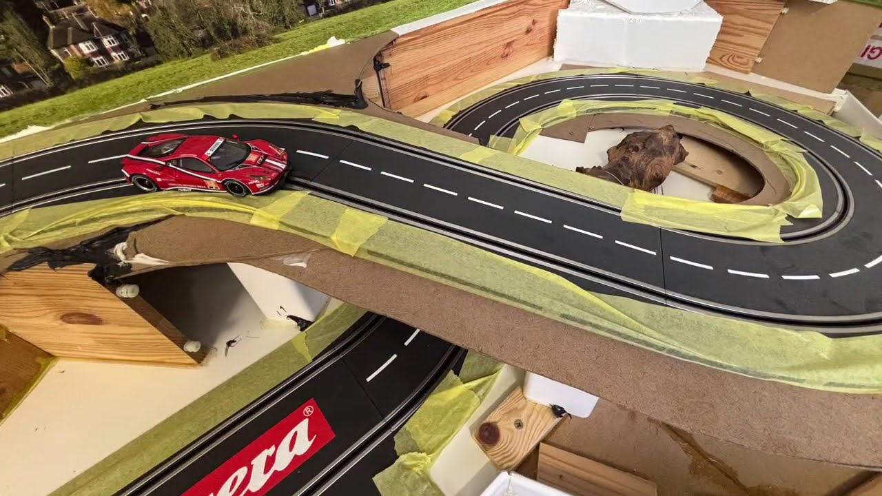 RALLY SLOT CAR TRACK BUILD PART 1