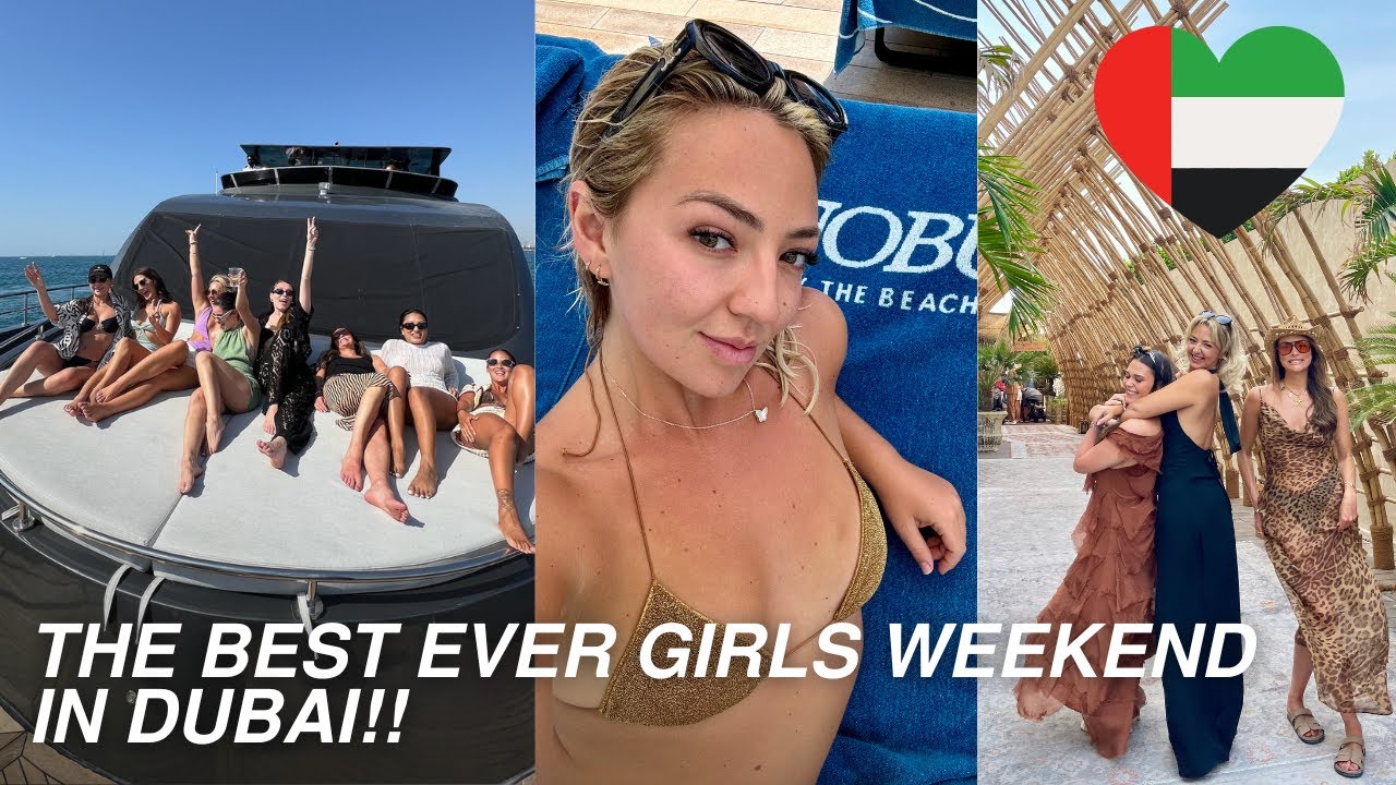 Ultimate Girls’ Weekend in Dubai 🌴 | Yacht Party, Soho Beach, Pilates & More!