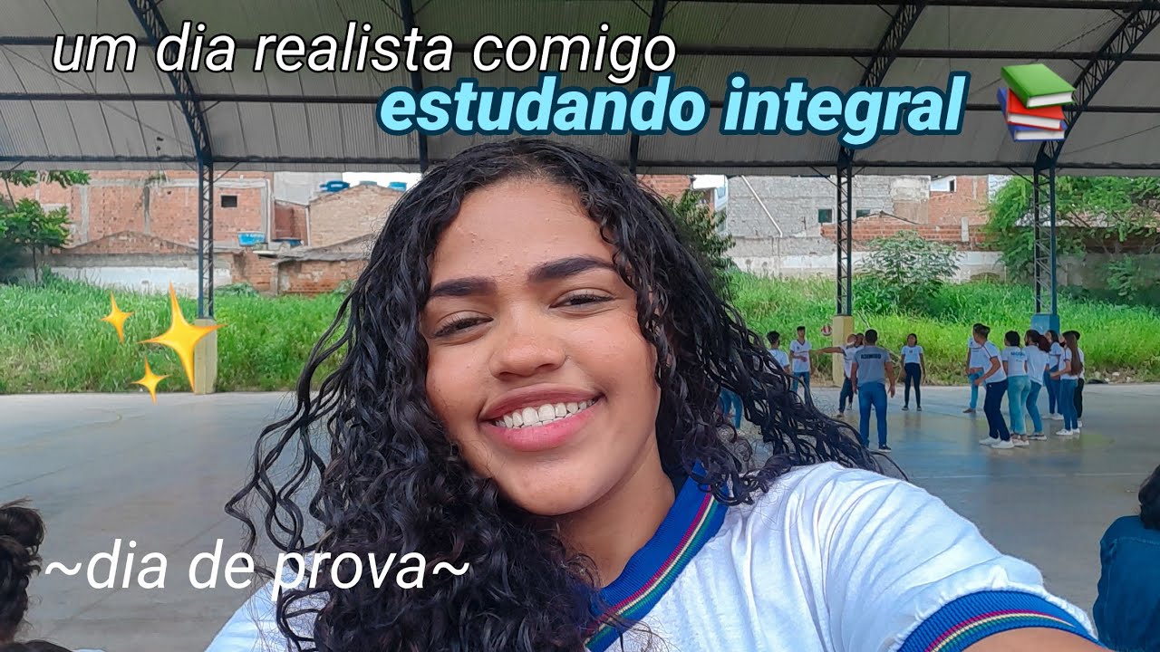 um dia realista comigo estudando integral ~dia de prova~ 📚✨