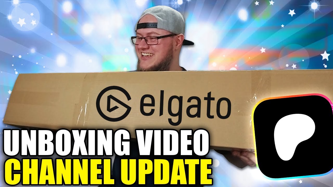 UNBOXING THIS HUGE BOX THAT ELGATO SENT ME!