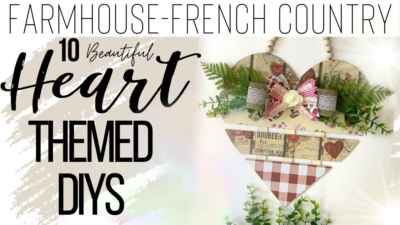 10 HEART THEMED crafts ❤️ | Dollar Tree DIYS | Valentine's Day DIY decor