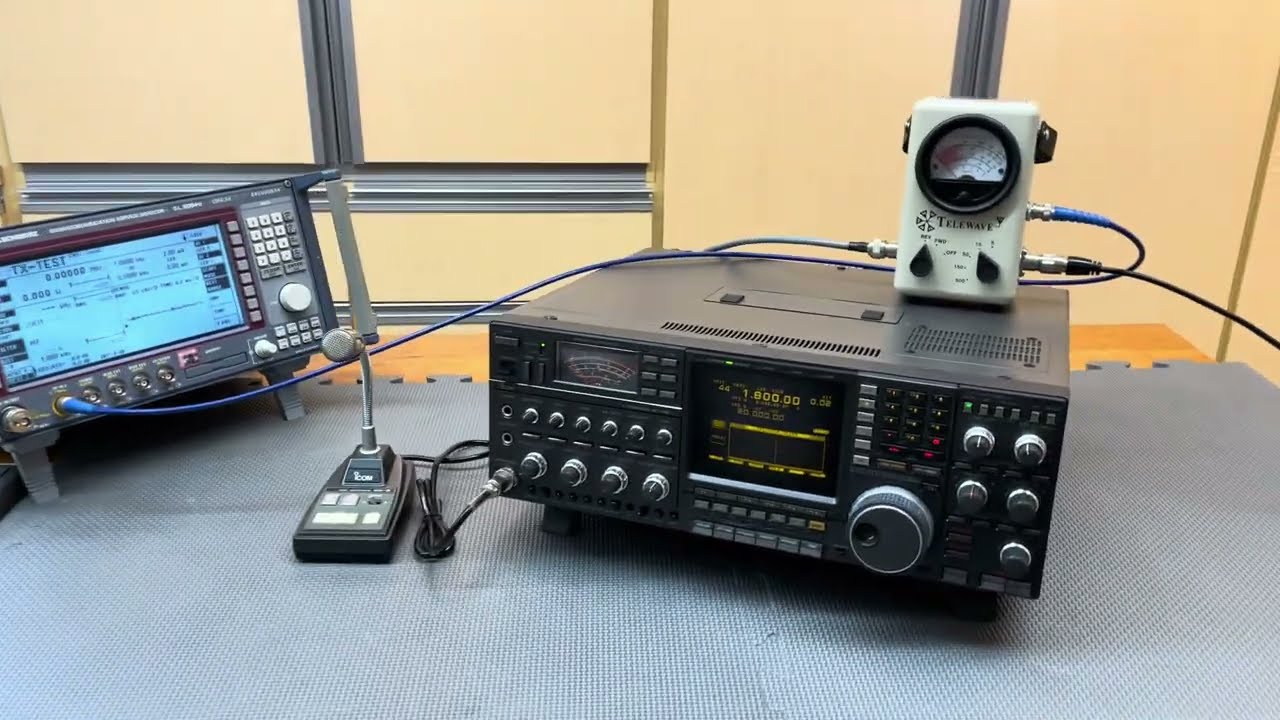 Bench Testing TX Mint in Box IC-781 S/N 3134