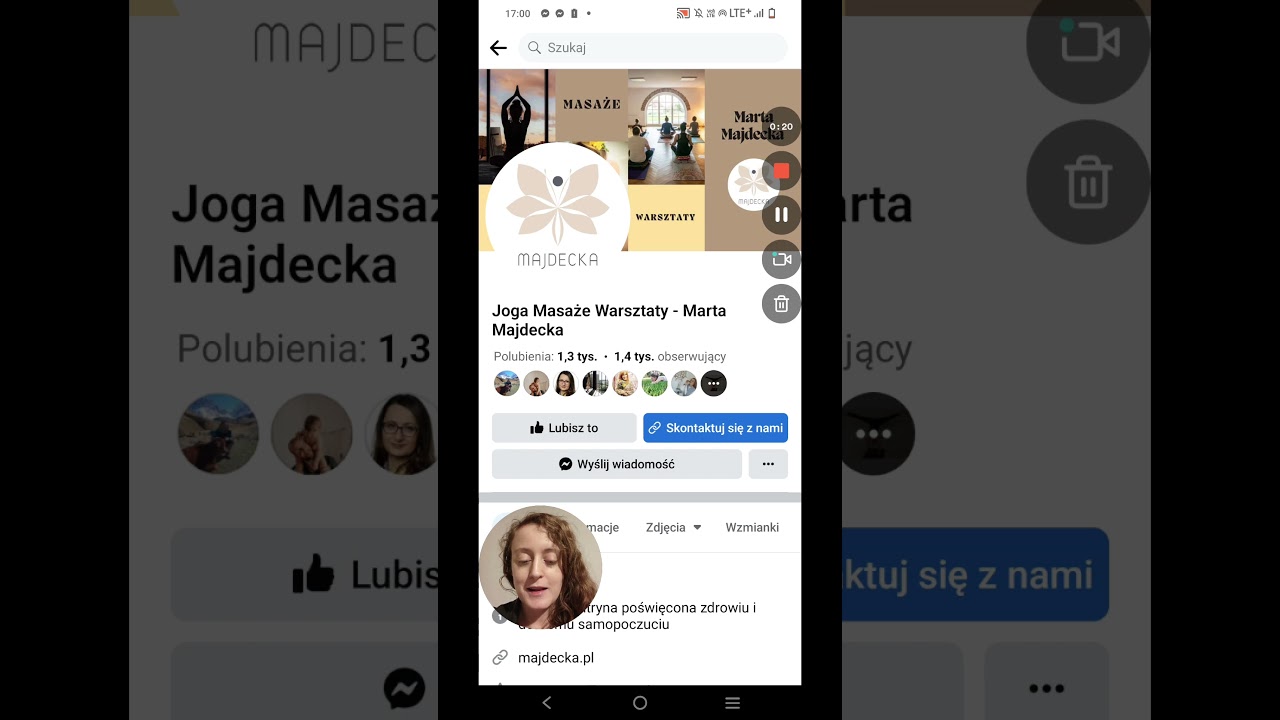 Instrukcja dodawania opinii na funpage na FB przez telefon