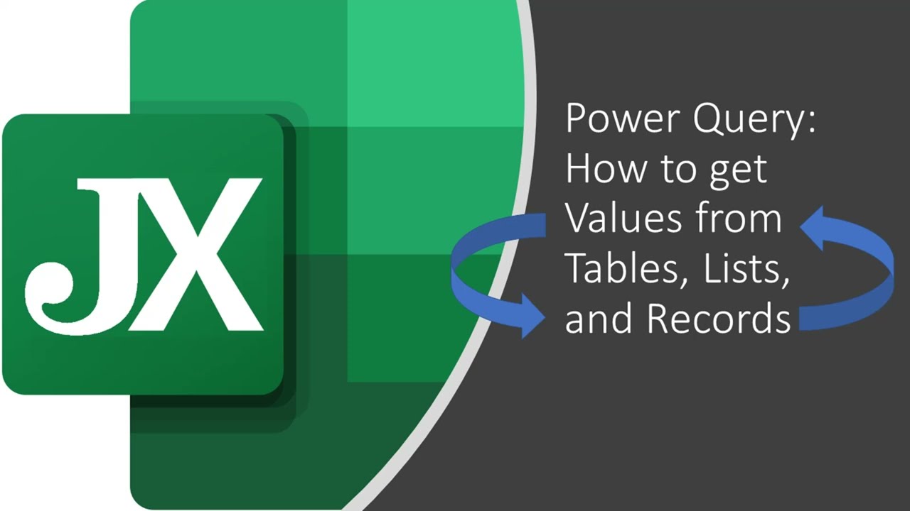 Power Query: How to get Values from Tables, Lists, and Records