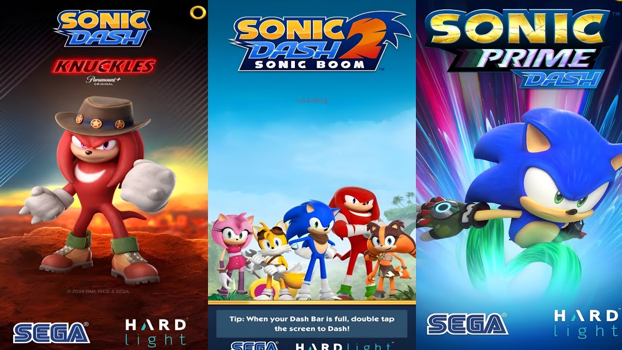 Sonic Dash 🆚 Sonic Boom 🆚 Sonic Prime Dash vs All Bosses Zazz Eggman All Characters Unlocked