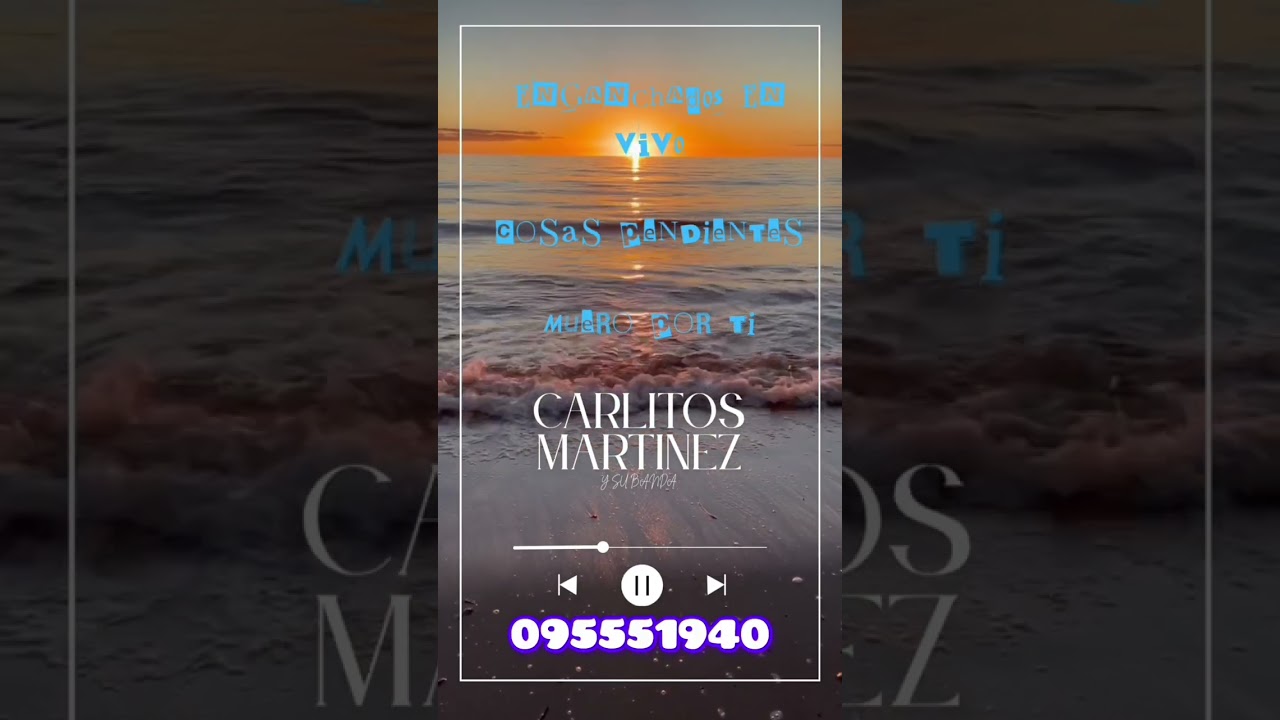Cosas pendientes&Muero por ti (envivo)