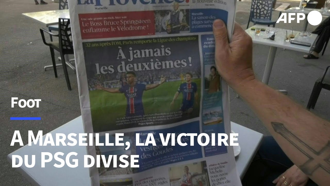 Après la victoire du PSG, les Marseillais se consolent d'être 