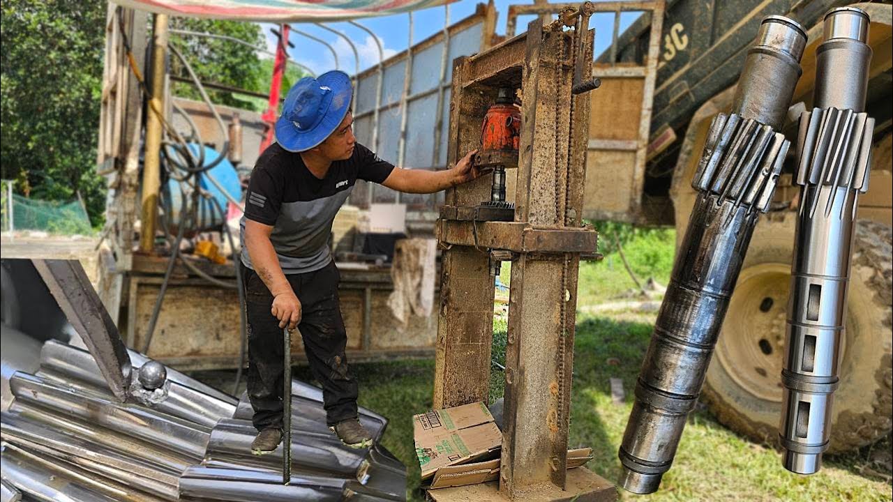 106km Rescue Journey Emergency Troubleshooting For Gearbox And Replacement Of Noisy Gear Shaft