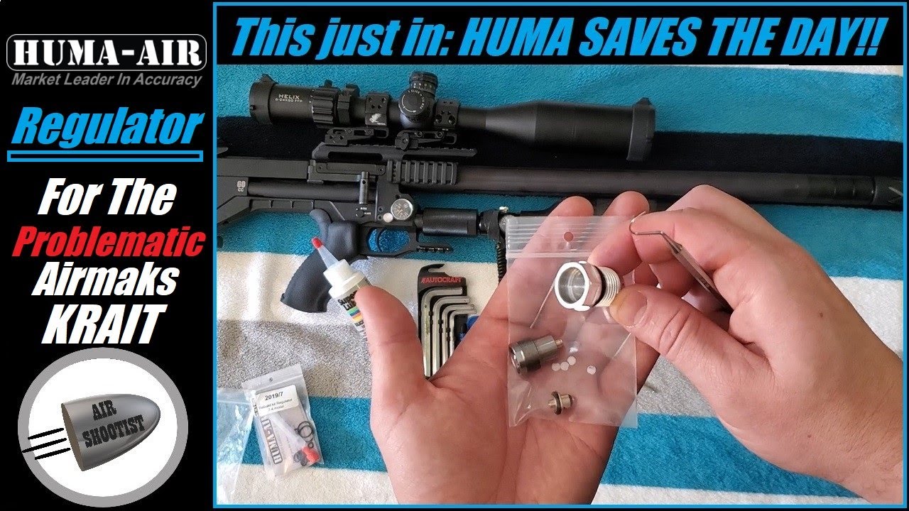 Airmaks Krait HUMA Regulator Installation - Reg available now! See link in comments / description!