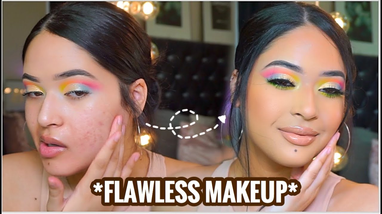 Лучшая процедура нанесения матирующего тонального крема для жирной кожи: безупречный весенний мак...