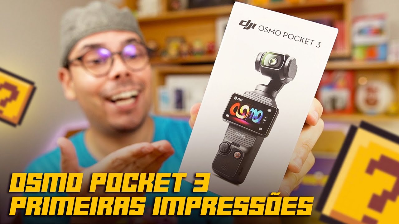 OSMO POCKET 3: A MELHOR CÂMERA DOS YOUTUBERS? (UNBOXING COMPLETO)