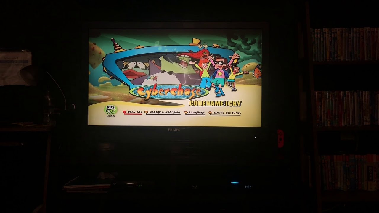 Cyberchase codename icky 2004 DVD menu walkthrough