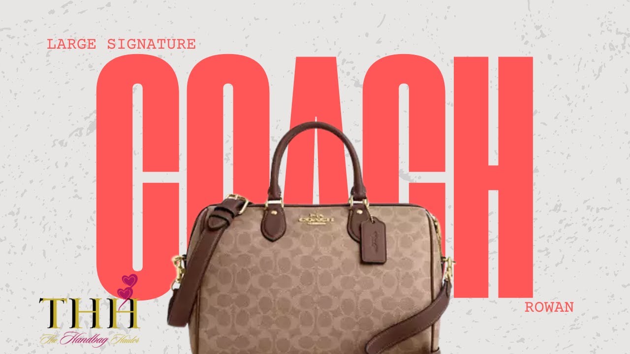 Enabler Alert 🚨Rowan Large Satchel Bag In Signature Canvas COMPARISON