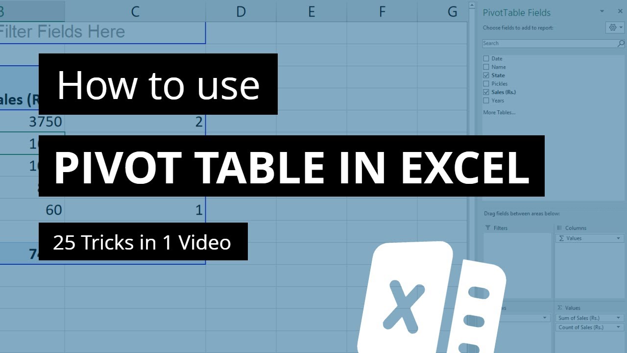 25 Pivot Table Tricks | Learn How to use Pivot Table in Excel