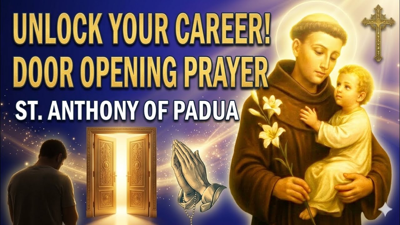 🙏✨ URGENT JOB MIRACLE PRAYER | WEDNESDAY PRAYER TO SAINT ANTHONY FOR EMPLOYMENT & SUCCESS✨🙏