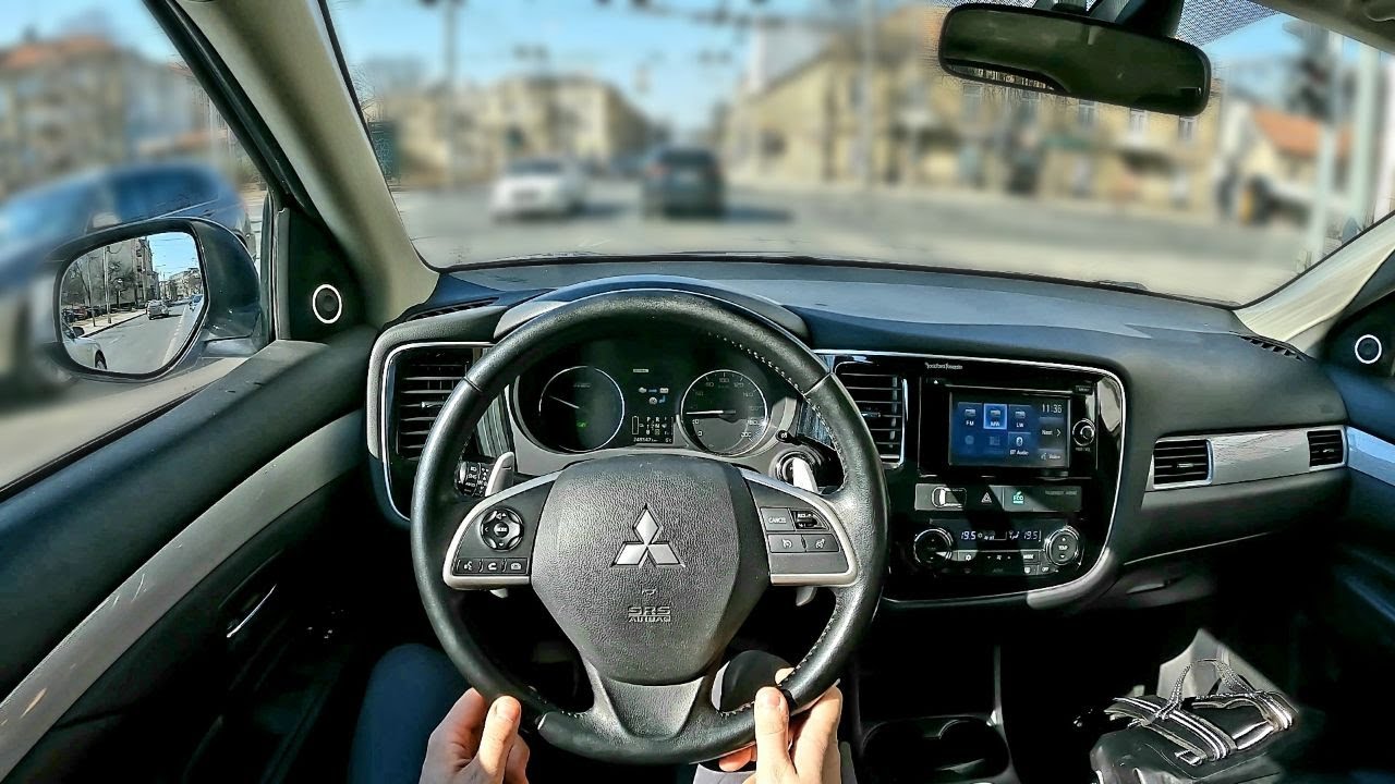 2013 Mitsubishi Outlander Plug-in hybrid [Intense + ] 2.0l 121HP | POV Test Drive | Fuel consumption