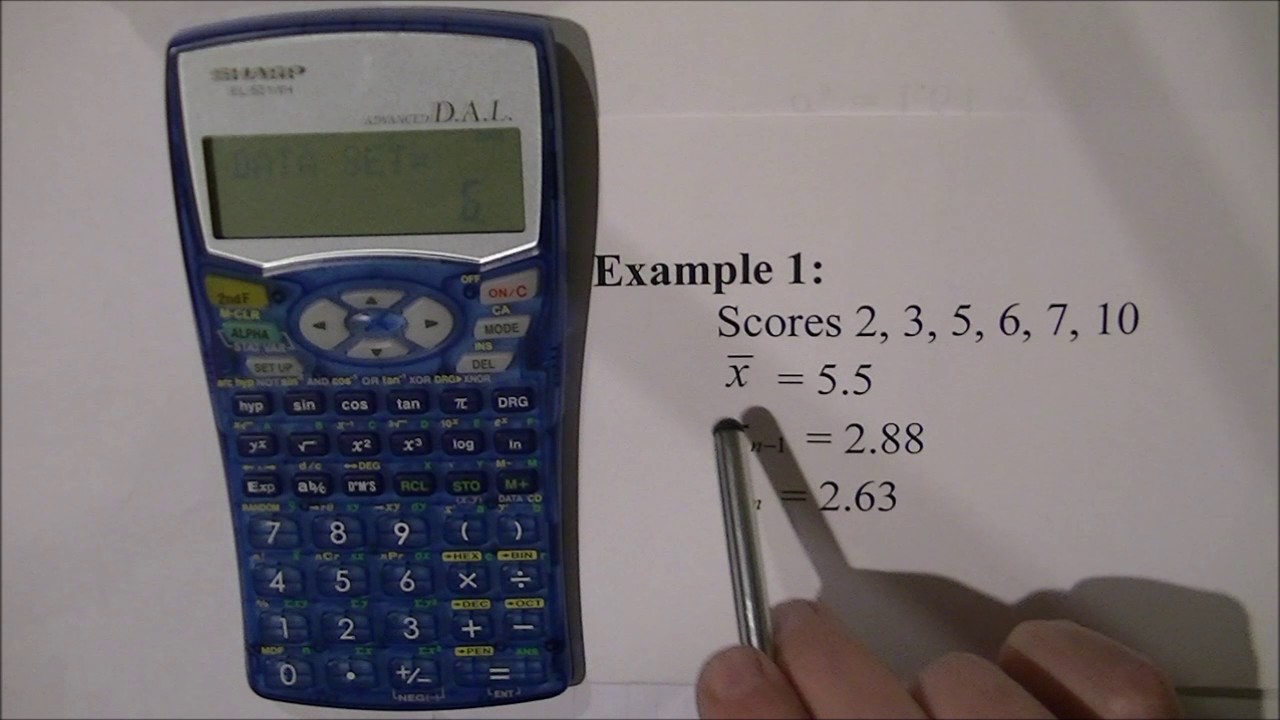 Statistics on the Sharp EL-531WH