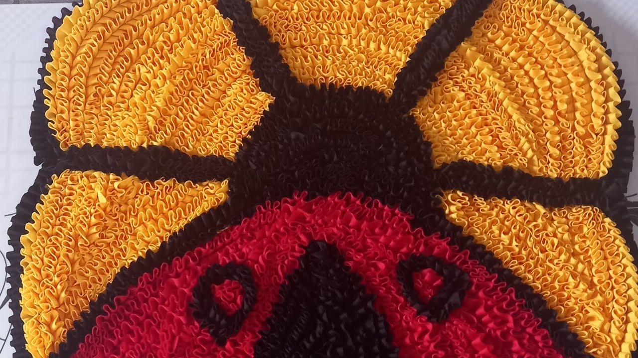 COMO FAZER UM TAPETE DE JOANINHA 🐞 PASSO A PASSO