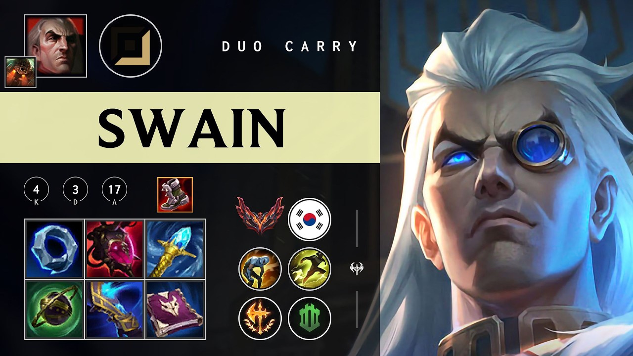 Swain Carry vs Yunara - KR Grandmaster Patch 26.05