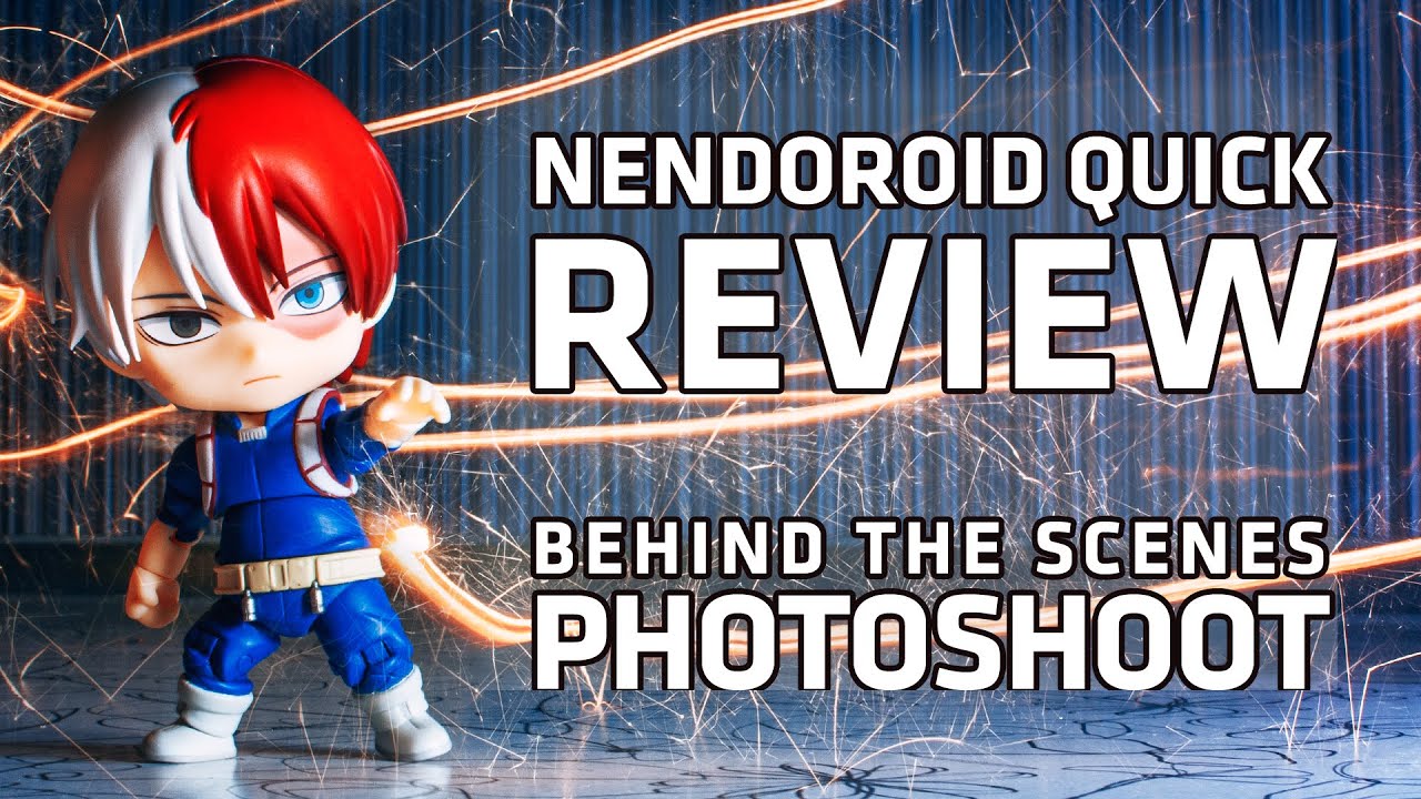 Nendoroid Shoto Todoroki Quick Review + Photoshoot Behind The Scenes (My Hero Academia)