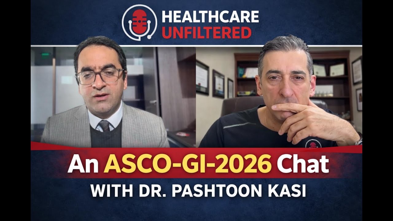 An ASCO-GI 2026 Chat with Dr. Pashtoon Kasi.