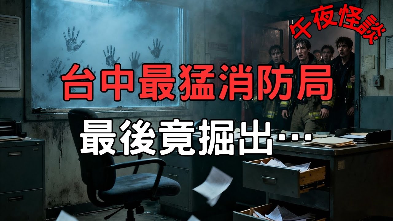 【訓住教聽 】兩大台中恐怖經歷：消防局辦公室半夜飛出文件、二樓窗口驚見「鬼手印」，最後竟掘出…