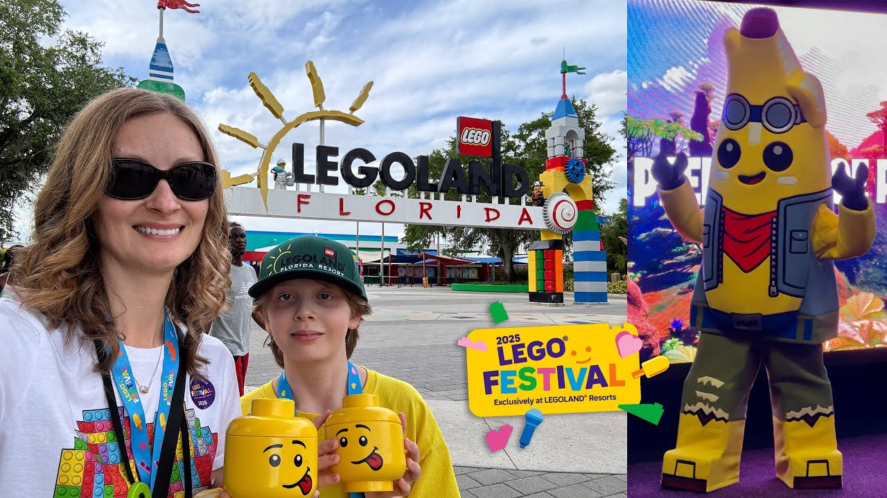 New LEGO Festival at LEGOLAND Florida with 5 Fun Zones & LEGO Fortnite