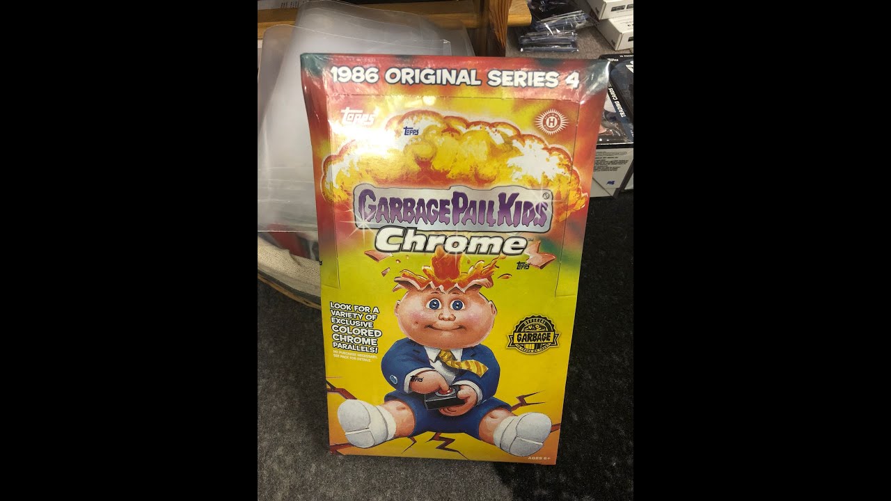 🤢Chrome Garbage Pail Kids Original Series 4🤢ArmaGEEKdon Trading Card Box Break #115