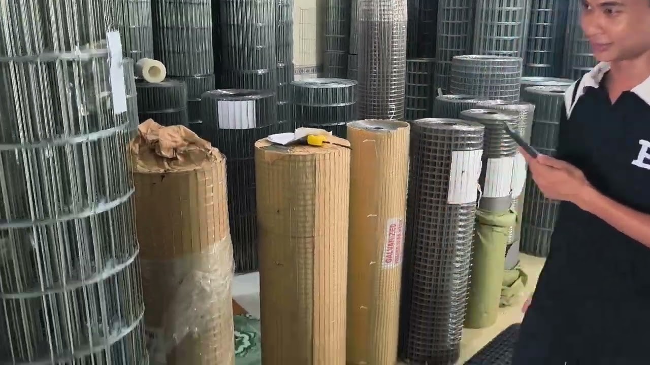 Lưới thép cuộn làm hàng rào làm chuông lồng avi