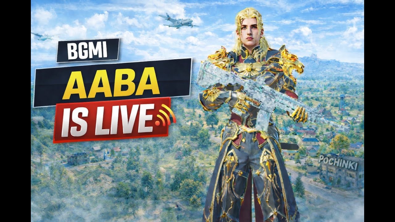🔴 AABA IS LIVE | BGMI Conqueror Push 🔥 20+ Kill Gameplay | Insane Clutches