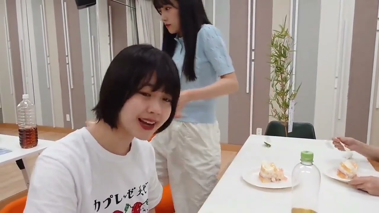 つばきファクトリー 加入3周年記念インスタライブのその後 ケーキを食べる