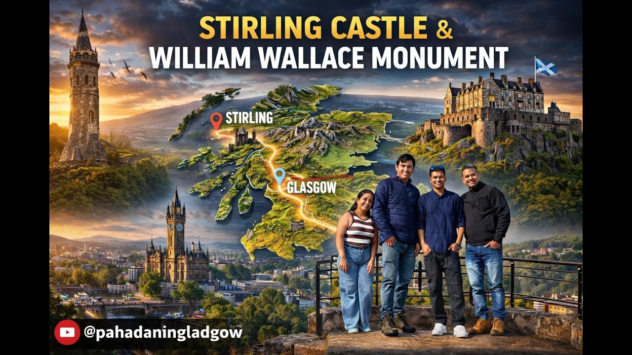 Epic Friend Trip to Stirling Castle & the Wallace Monument! 🏰