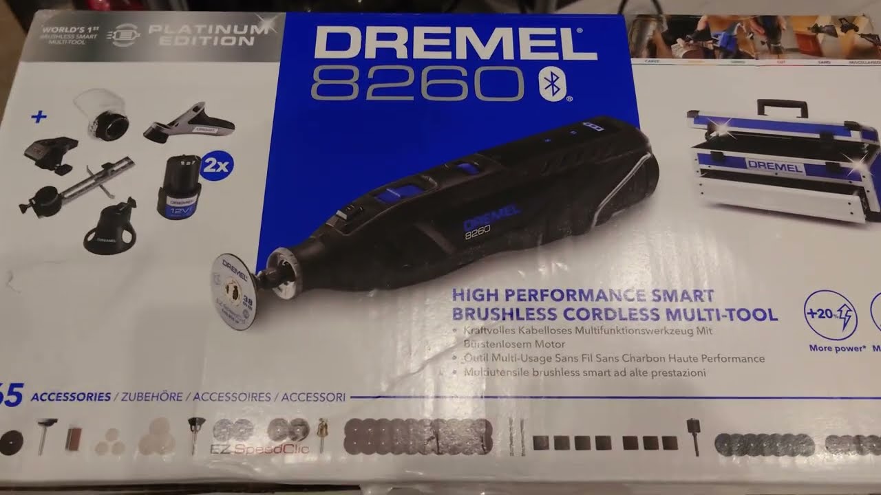 Dremel 8260 Platinum Edition - небольшой обзор.