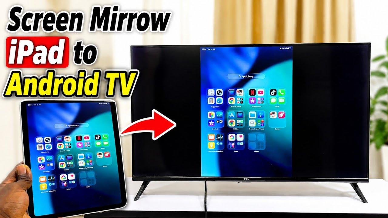 Как транслировать экран с iPad на Android TV