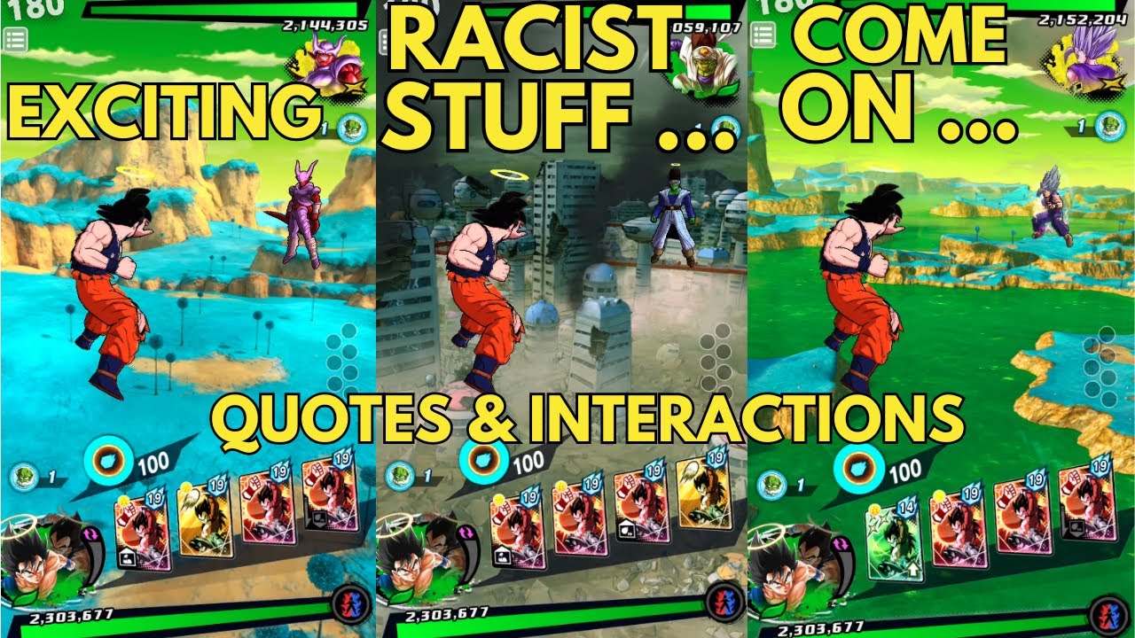 Цитаты и взаимодействия с LF Fusing Super Gogeta! Цитаты и взаимодействия Dragon Ball Legends 2025