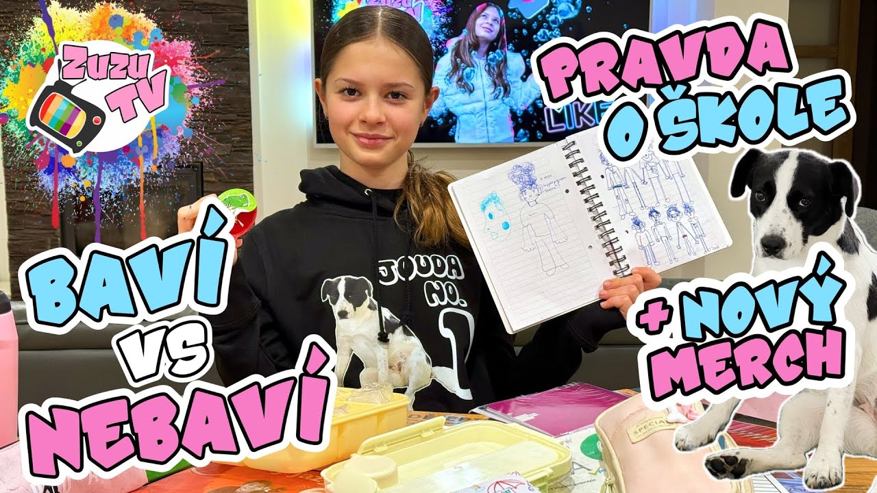 ZuzuTV - PRAVDA O ŠKOLE 📚 CO MĚ BAVÍ A CO NE