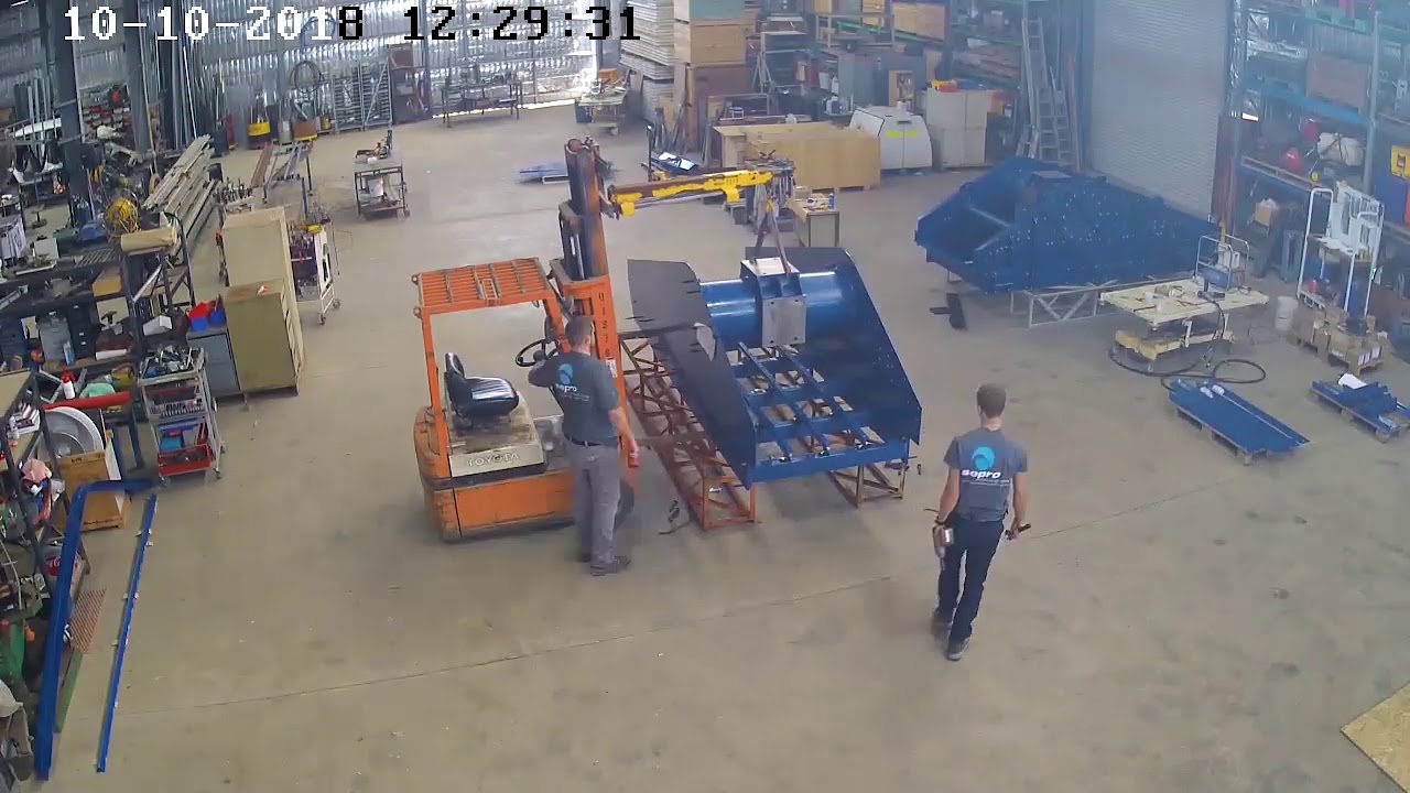 Building the Sepro Horizontal Screen | Sepro Aggregate Equipment
