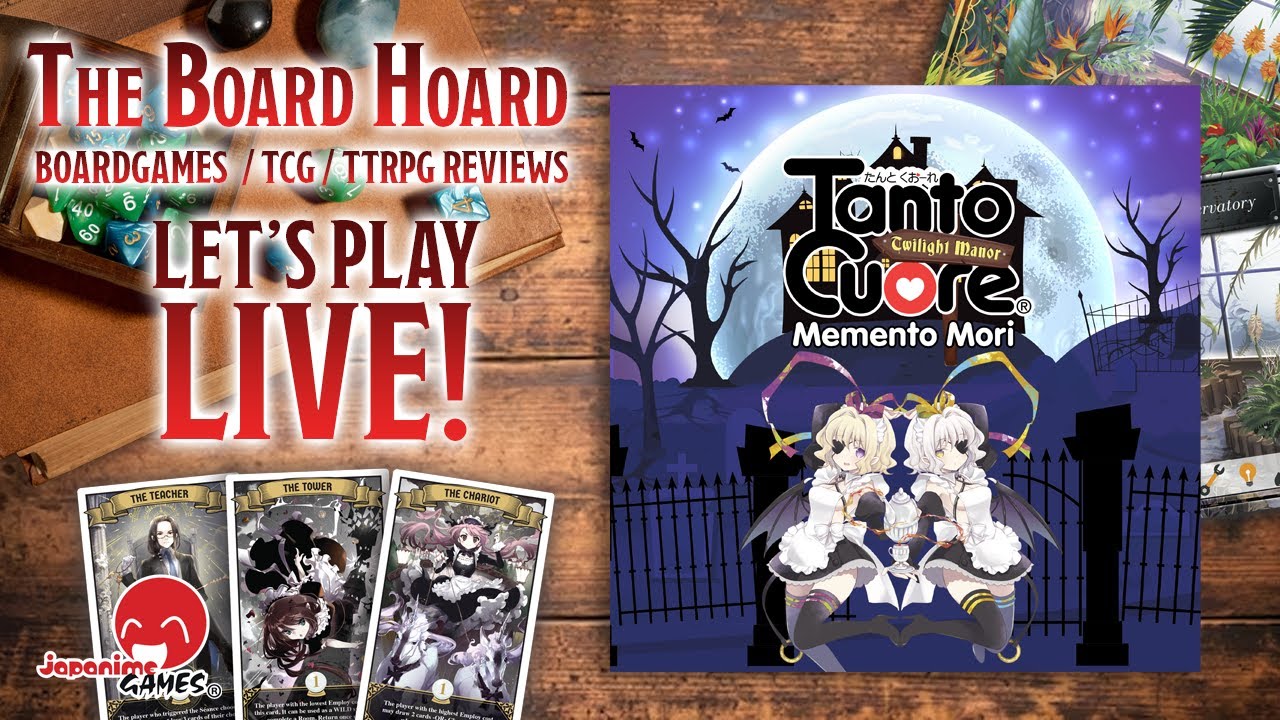 [Tanto Cuore]  Playing the Memento Mori expansion! Handcam! (Yuki & Yuna | Twin Vtubers)
