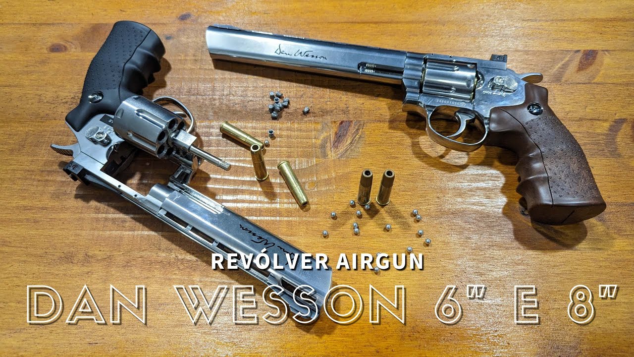 Revólver Airgun Dan Wesson 6