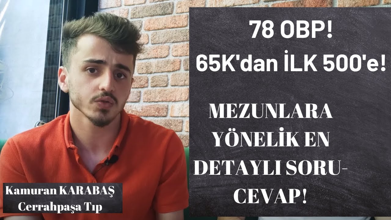 YKS 65K'DAN İLK 500'E❗️78 OBP❗️MEZUN SENESİNE YÖNELİK DETAYLI SORU-CEVAP