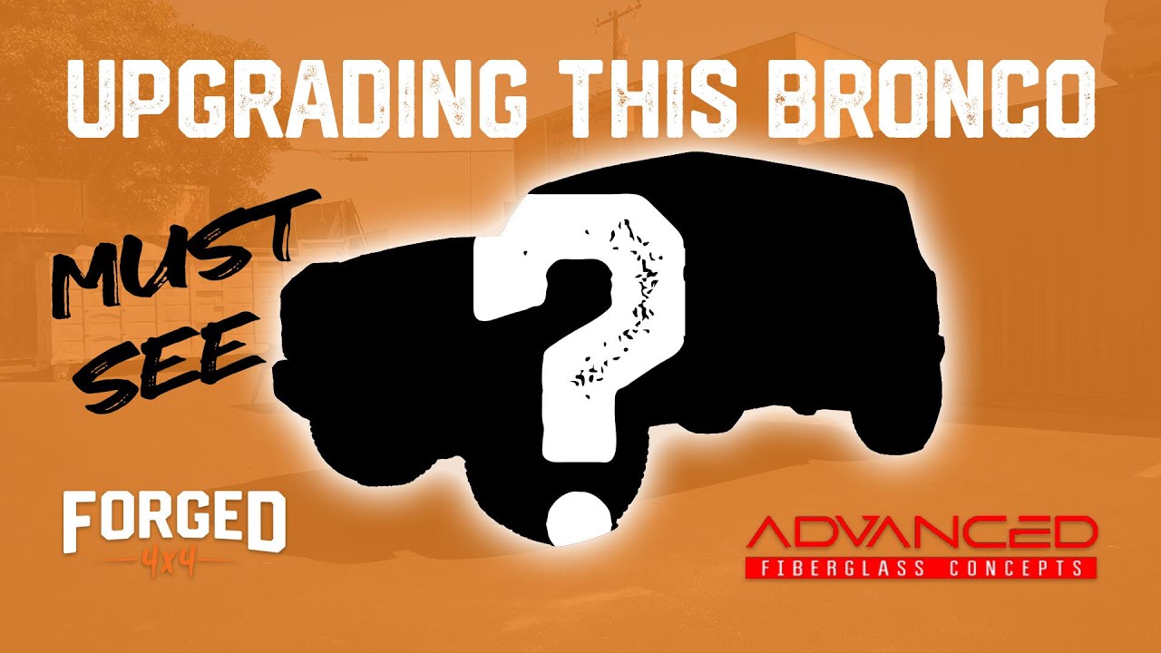 How it&rsquo;s made&hellip; Advanced Fiberglass Fender Upgrades for a New Ford Bronco