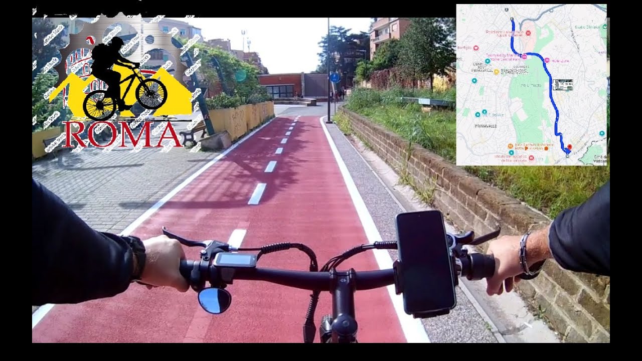 Ciclabili di Roma : Parco Lineare di Monte Ciocci - Pista Ciclopedonale di Monte Mario URBANBIKE MTB