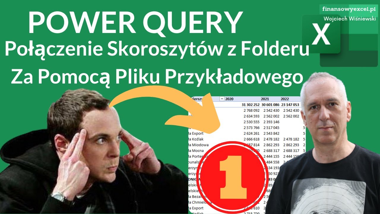 37.  Dynamiczne Połączenie Skoroszytów Z Folderu Za Pomocą Power Query I Utworzonego Wzorca.