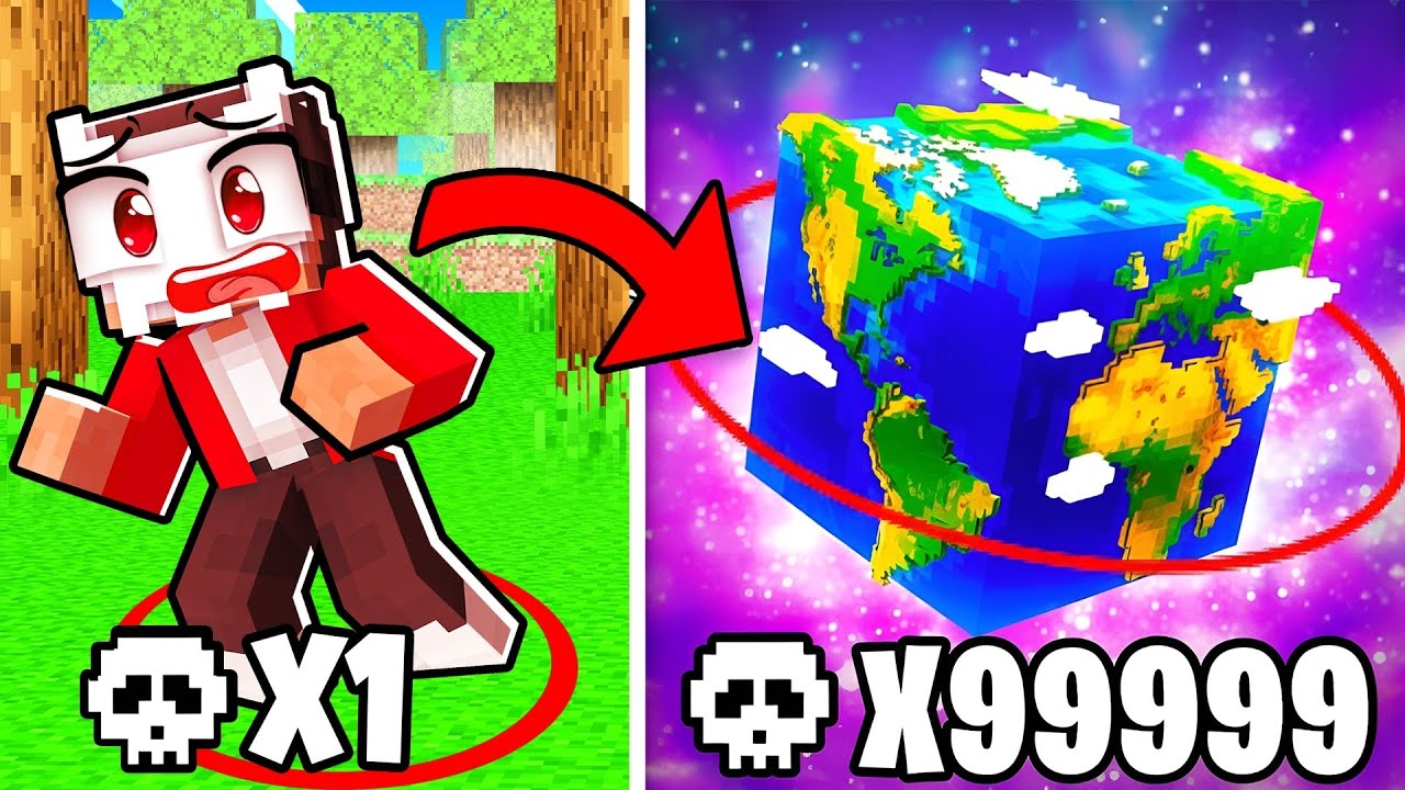 Minecraft'ta HER Öldüğümde BARİYER Genişliyor! | Minecraft