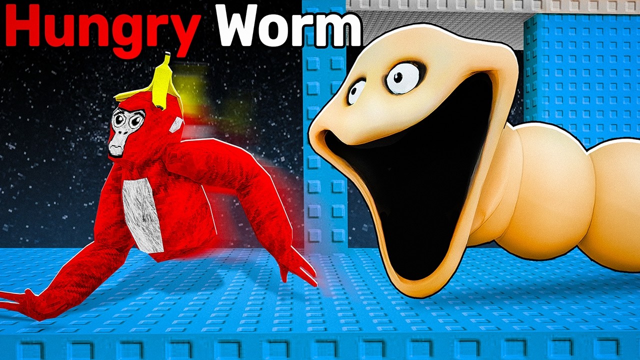 We Found The HUNGRY WORM In Gorilla Tag
