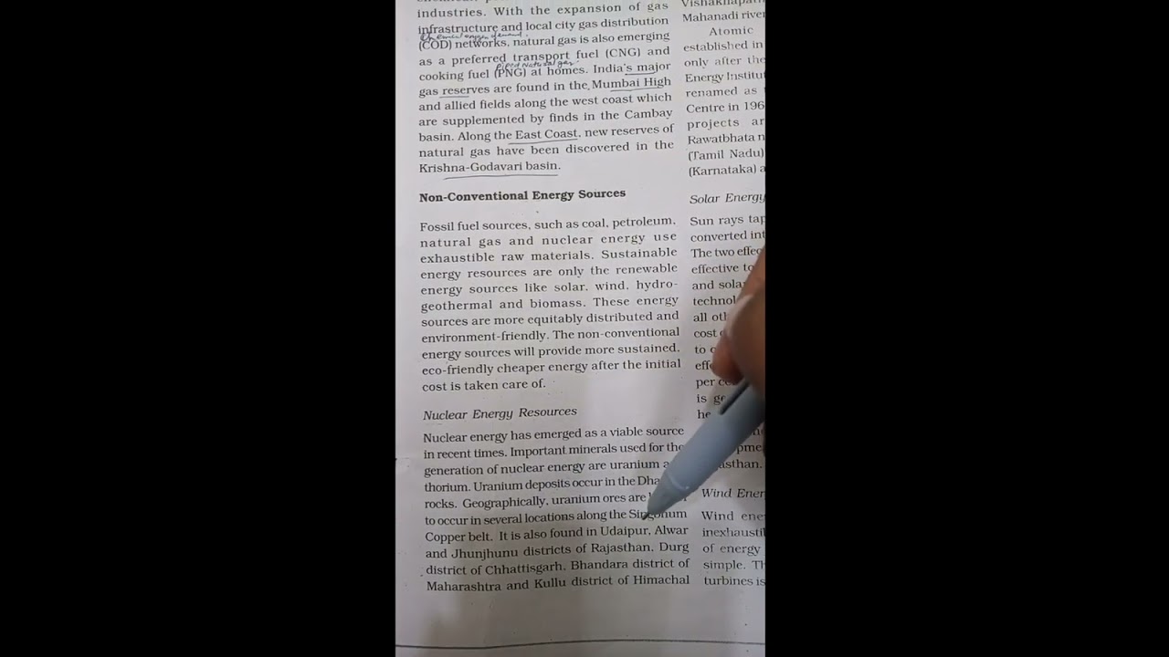 BOOK 2. INDIA, PEOPLE AND ECONOMY. CL12. GEOGRAPHY. CH 5. MINERAL & ENERGY RESOURCES. PART 2.
