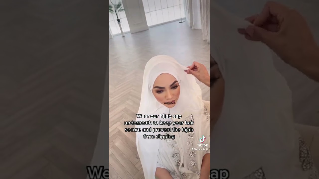 - BRIDAL HIJAB TUTORIAL -  www.abayabuth.com