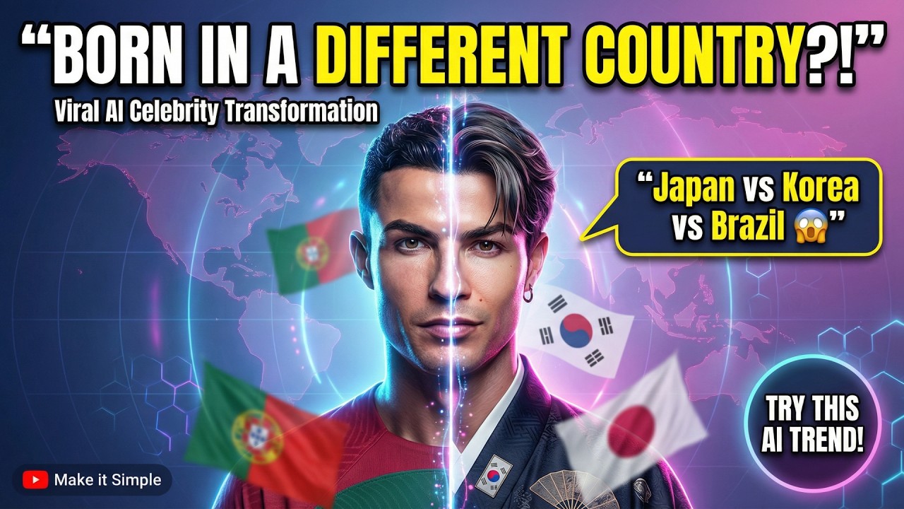 Turn Any Selfie Into a Celebrity in Different Countries AI Trend (Step-by-Step Tutorial)