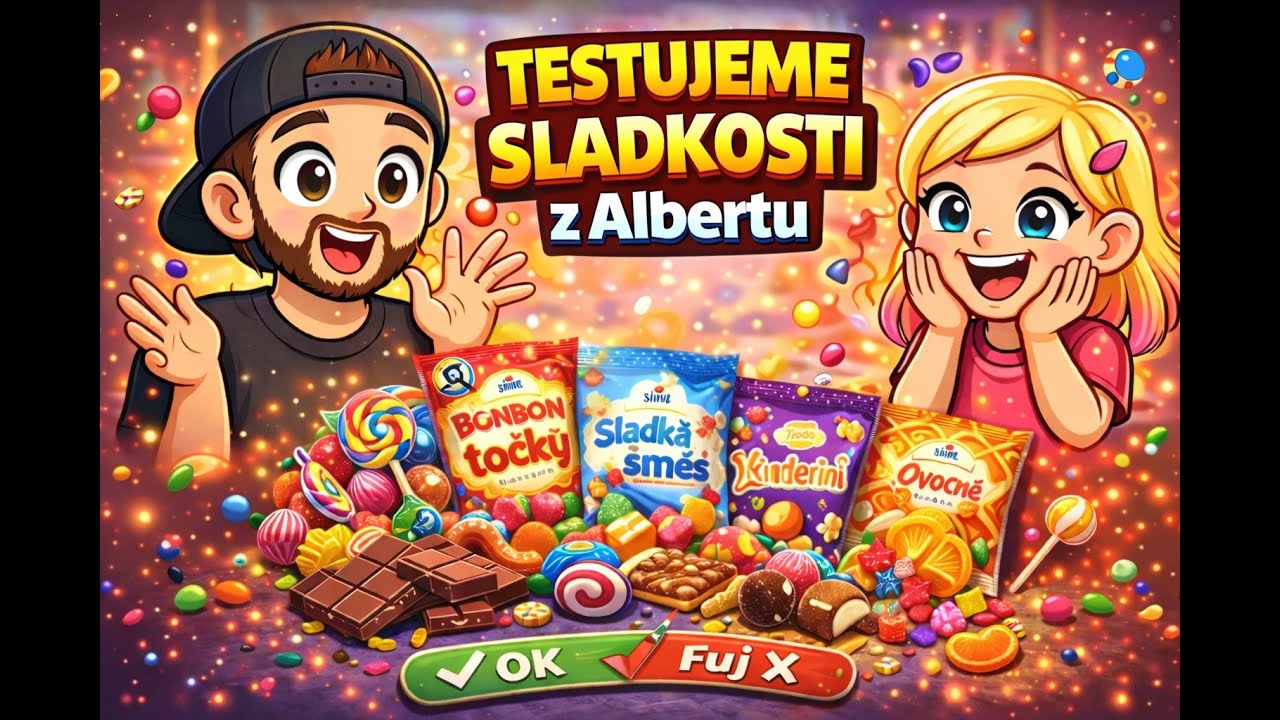 TESTUJEME SLADKOSTI z Albertu. Ochutnávka & reakce!