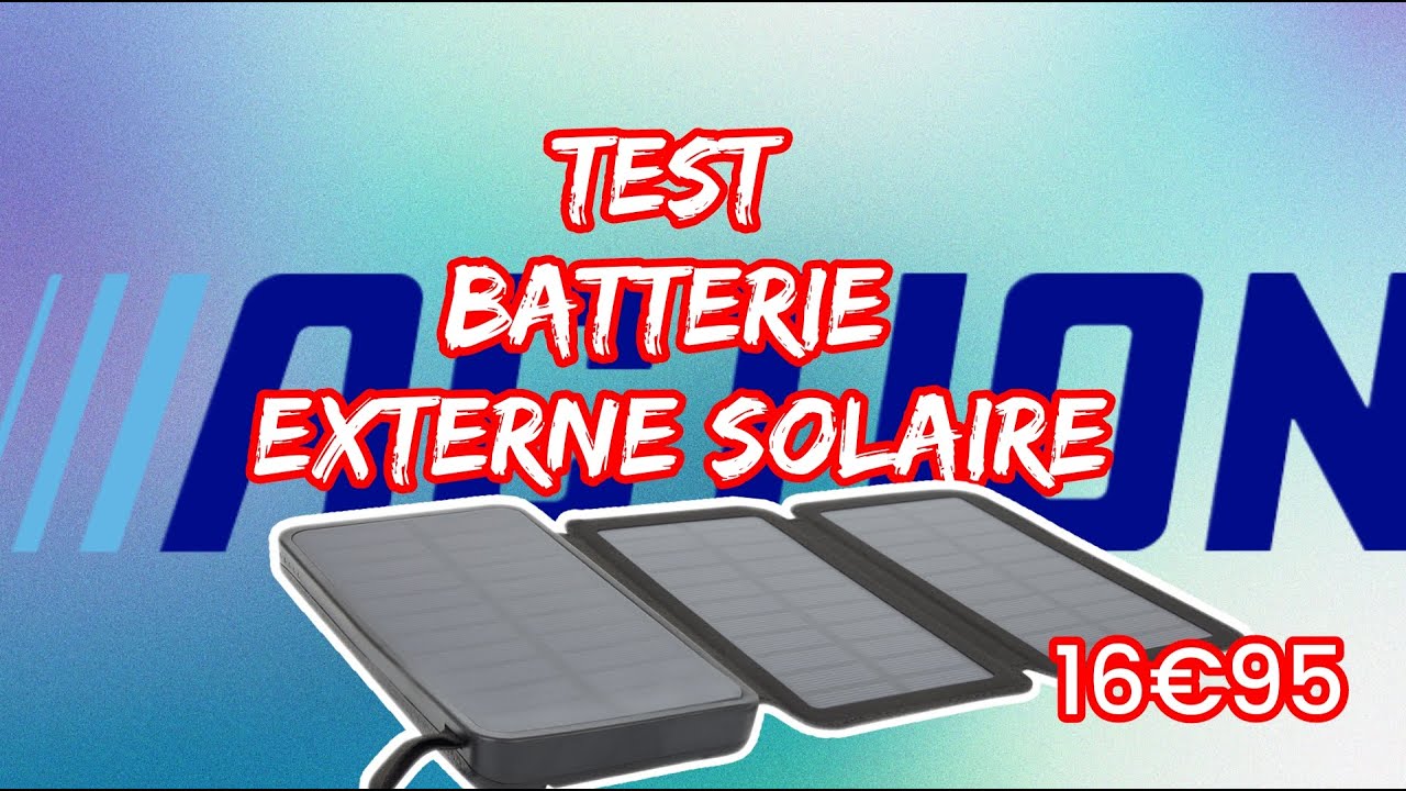 POWER BANK SOLAIRE de chez ACTION